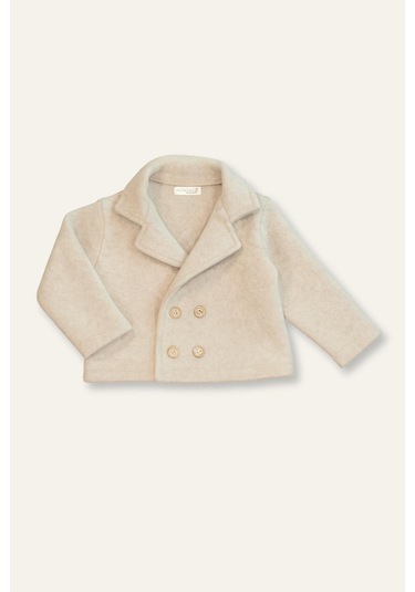 Erkek Çocuk Örme Ceket - Bej Bej