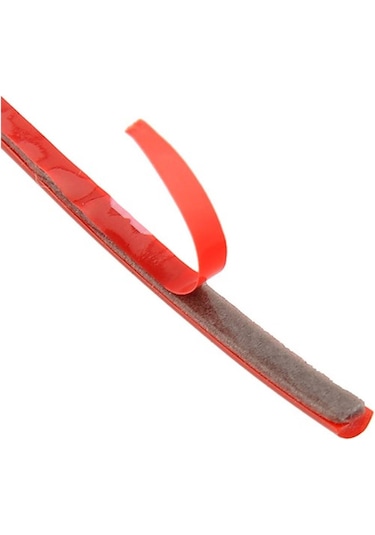 5 mm 3D Dekoratif Kırmızı Nikelaj Şerit Çıta Panjur Kalın Şerit 10 Metre