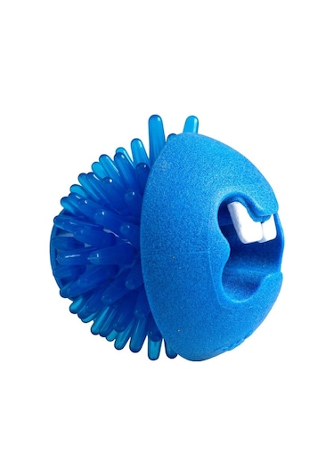Rogz Toyz Fred Traktatiebal Blauw Köpek Oyuncağı