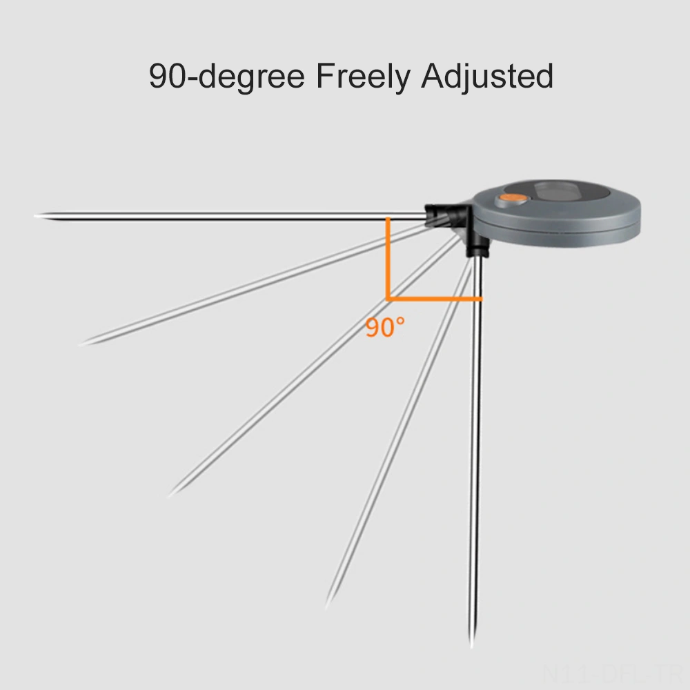 Dofolink Kahve Ve Süt Sıcaklık Ölçer - 1.9 İnç Büyük Ekran, Hızlı Okuma, -20 250 C Aralığı, 304 Çelik Prob, Asma Ve Mıknatıs Özelliği Pil Dahil Değil