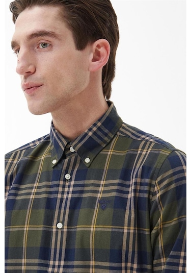 Barbour Erkek Edgar Tailored Gömlek Ol51 Olive-ol51 Olive Yeşil