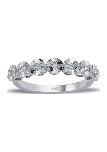 Lova 1,20 Karat Efektli Pırlanta Yeditaş Yüzük - 1070224