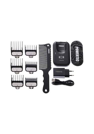Powertec TR-5200 Wireless Şarjlı Profesyonel Saç Sakal Kesim  Makinesi