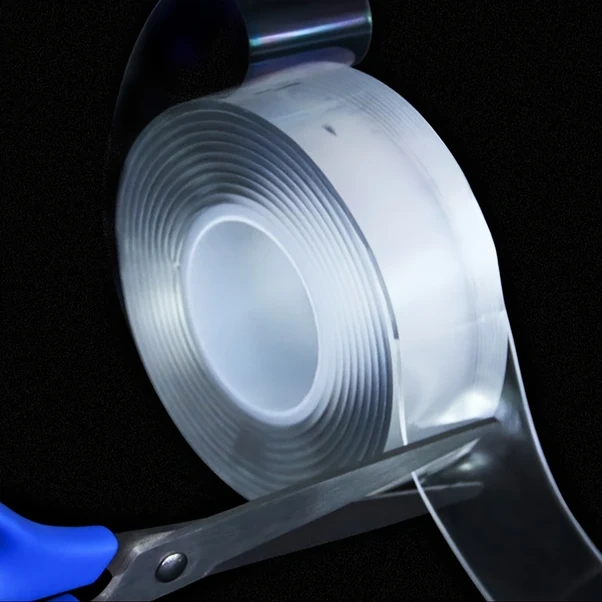 Dashanshop 1 Adet Çift Taraflı Nano Bant Ekstra Güçlü Yıkanabilir Beton Duvar Yapıştırıcı 1.1x0.78 İnç