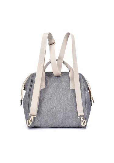 Jeehugo Gri Çok Fonksiyonlu Bebek Çantası - El/omuz/üçgen Çantası, Su Geçirmez, Geniş Hacimli Anne Bebek Seyahat Çantası 25x15x28cm Gri