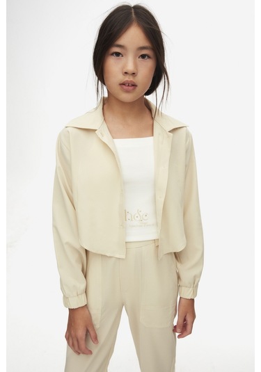 Nk Kids 38823 Kız Çocuk Krem Frozen Gömlek Krem