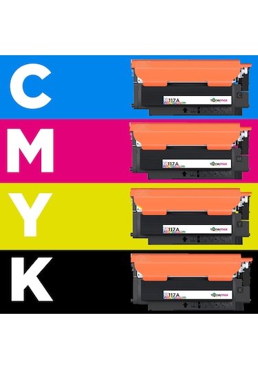 Hp Color Laser Mfp 179fnw Uyumlu Toner Seti Siyah - Mavi - Sarı - Kırmızı