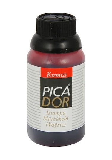 Picador Istampa Mürekkebi 50 CC Renk - Kırmızı Ke-006
