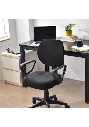Suntek Ayrılmış Döndür Sandalye Koltuk Örtüsü Slipcover