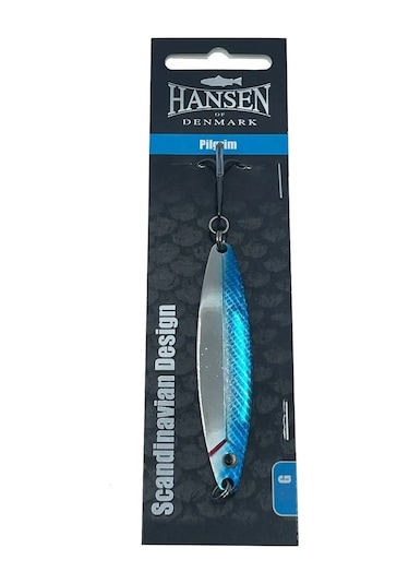 Hansen Sd Pilgrim 8.9cm 28gr Silver/blue Lüfer-levrek Kaşık