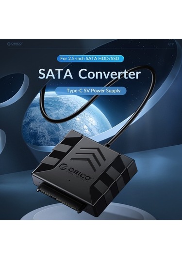 Novahub Orıco Uts1 Usb 3.0 2,5 Sata Hdd Adaptörü, Silikon Kılıflı Kablo Uzunluğu: 1m