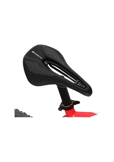 Fochsia Nefes Alabilen Bisiklet Eyer, Içi Boş Yastık Esnek Ergonomik Anti -slip Pu Koltuk, Bmx Sabit B Altın