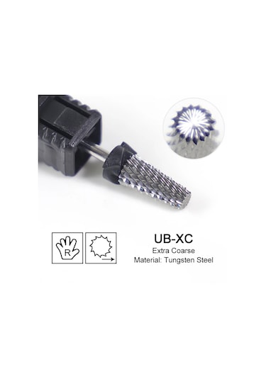 Konik Namlu Tırnak Matkap Uçları Tungsten Karbür Çivi Taşlama Kafası Freze Kesici 4xc Sert Yumuşak Jel Kaldırma Parlatma Dıy Araçları Koyu Mor