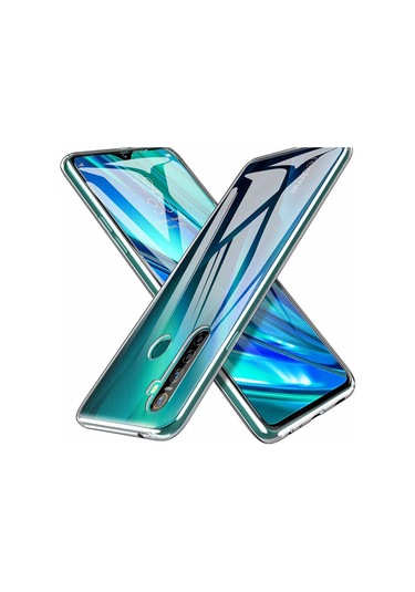 Realme 6 Kılıf Zore Süper Silikon Kapak Renksiz