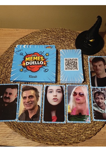 Memes Bulmaca Kutu Oyunu Klasik 1. Model - Kese Hediyeli - Eğlenceli Grup & Parti Oyunu
