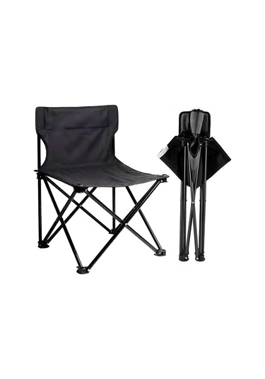 Xindoker Küçük Boy Siyah Dışarıda Kullanıma Uygun Katlanabilir Balıkçılık Sandalyesi - Yüksek Dayanıklı, Taşınabilir, Kaymazsız Piknik, Kamp, Barbekü Sandalyesi Çok Renkli