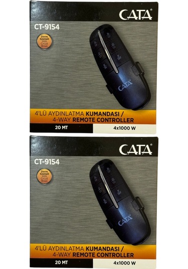 Cata Ct-9154 4'lü Aydınlatma Kumandası 2 Adet