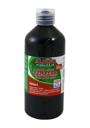 Alpino Tempera Suluboya 250 Ml Siyah Dm-040183