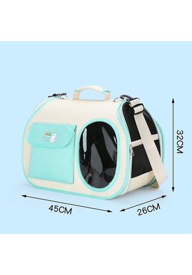 Dm Cbtx Crossbody Pet Çanta - Döküm Köpek Taşıma, Tek Omuz Açık Taşınabilir Çanta Sarı