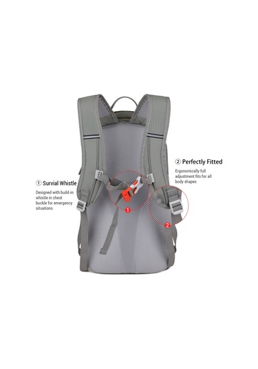 Skycıty Yeni Outlander 30l Yürüyüş Sırt Çantası Su Geçirmez Hafif Günlük Sırt Çantası Erkekler Kadınlar Seyahat Kamp İçin Büyük Kapasiteli Katlanabilir Spor Sırt Çantası 377