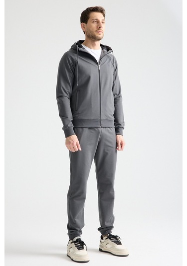 Shooter Sportswear Elit Class Füme Erkek Eşofman Takımı Mevsimlik Kapüşonlu Manşetli Rahat Kalıp Füme Shooter Sportswear Elit Class Füme Erkek Eşofman Takımı Mevsimlik Kapüşonlu Manşetli Rahat Kalıp Füme