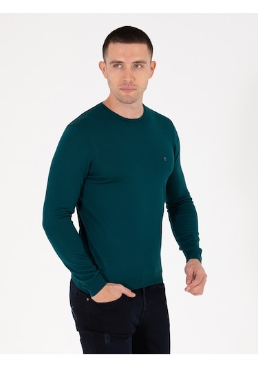 Pierre Cardin Erkek Yeşil Kazak /triko 50257301-vr054 Yeşil