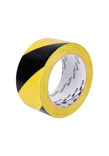 3M 766 Yer Işaretleme Bandı Sarı-Siyah 50Mm X 33M