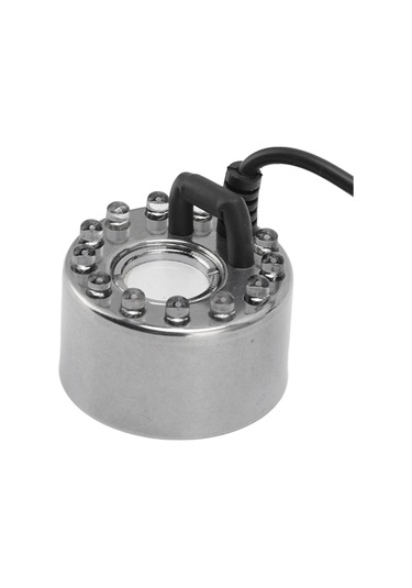 Hangfox Stainless Steel Ultrasonic Soğuk Buhar Oluşturucu 12 Led - Göl, Akvaryum, Vazo Dekorasyonu - 110-240v Avrupa Şarjı