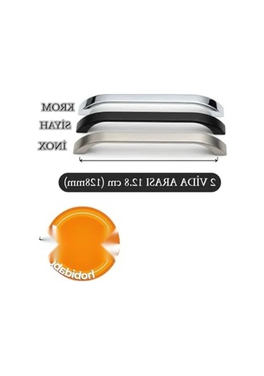Şık Metal Mutfak Dolap Kulpları - 128 Mm A.Ağaç