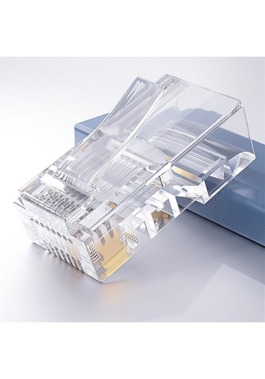 Ancheyn Yeni Nesil Delikli Cat6/cat5 Rj45 Jack Konnektör Utp 100 Adet 4381