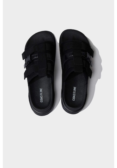 DeFacto Erkek Düz Taban Tek Bantlı Terlik D8084AX25SMBK26