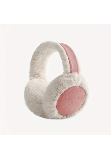 Primepickings Kadın Kışlık Pembe Tüylü Kulaklık Bisiklet Ve Outdoor İçin 2025 Trend