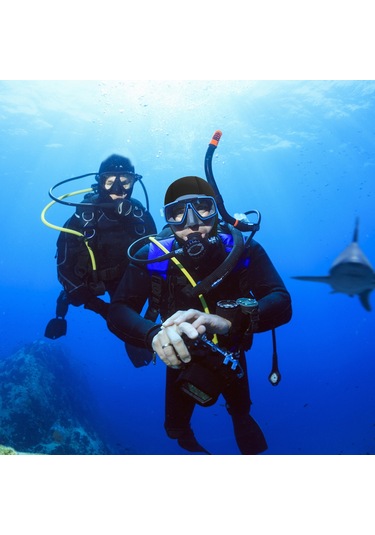 Neevoyu Mavi 2.5mm Neopren Dalış Kaski - My062 Modeli 80% Neopren + 20% Naylon Mavi