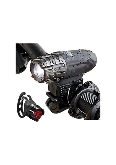 Dancemonkey Usb Şarjlı Bisiklet Farı & Arka Lamba - 360 Dönme, Su Geçirmez, Kırmızı Turuncu