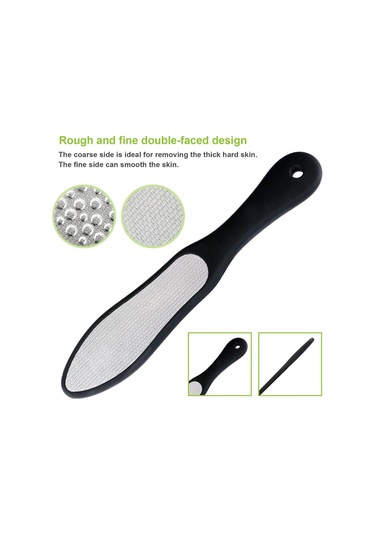 Paslanmaz Çelik Çift Taraflı Ayak Dosyaları Sert Cilt Ayak Pedikür Törpü Scrubber Ayak Dosyası Nasır Sökücü Taşlama Ayak Cilt Bakımı
