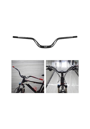 Suntek Dağ Bisikleti Gidon 31.8Mm 720/780Mm Ekstra Uzun 780-Mm-Siyah