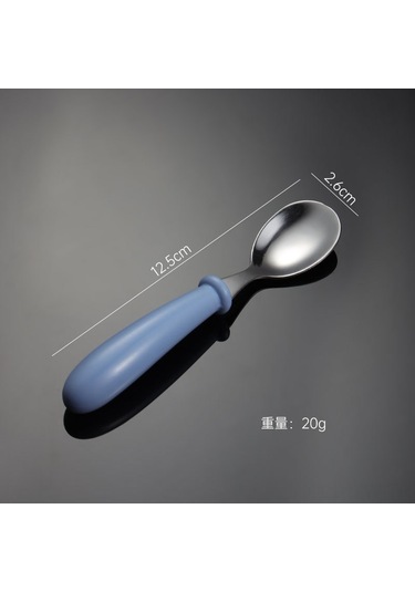 Moveevo Çocuklar İçin 304 Paslanmaz Çelik Çatal Kaşık Kutusu Seti - Yeşil Desenli, El Tutması Kolay, Hediye İçin Uygun Yeşil