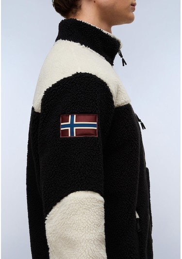 Napapijri Yupik Fz 3 Erkek Tam Fermuarlı Polar-30447 Siyah