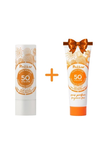 Polaar Güneş Koruyucu Stick SPF50+ 4 G + Güneş Koruyucu Yüz Kremi SPF50+ 20 ML
