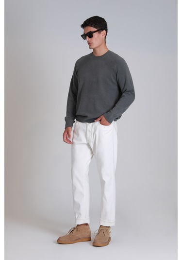 Lufian Moon Erkek Kazak Duman Yeşili Duman Yeşili 112090128100692 Duman Yeşili