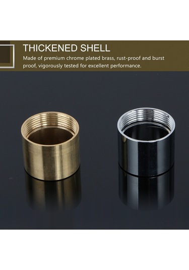 Qingmipy M24 Dış Dişli Bakır Vana Aeratoru - Su Tasarrufu Ve Sprey Önleme Fonksiyonuyla, Ev Ve Mutfak Kullanıma Uygun