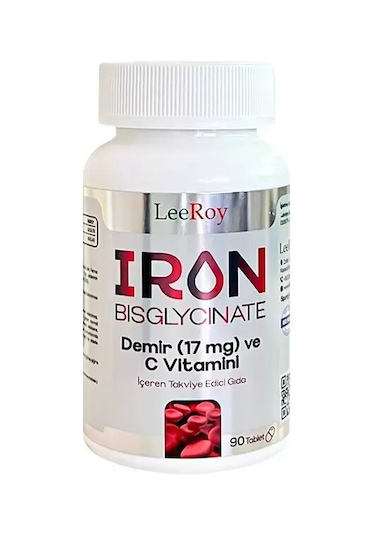 LeeRoy İron Bisglycinate 90 Tablet
