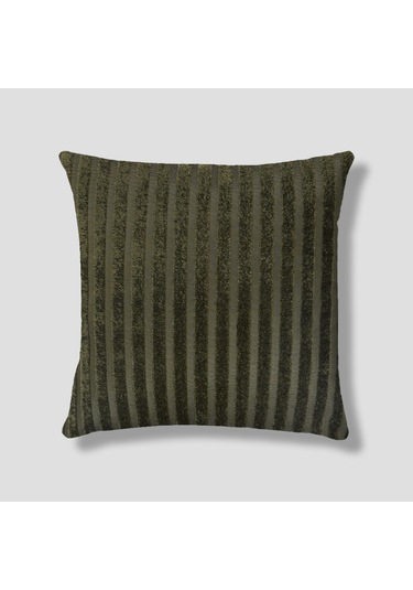 Sezyon Elya Desenli 45x45 Yeşil Kırlent Kılıfı Yeşil