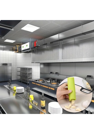 Chuangyinshop Yeşil 5 Adet Manuel Ergonomik Sarımsak Soyucu Ve Ezici Dayanıklı Silikon Mutfak Aleti