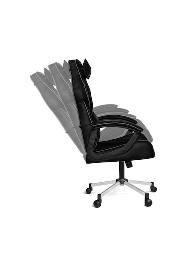Türksit Range Yastıklı Yönetici ve Oyuncu Koltuğu Gri
