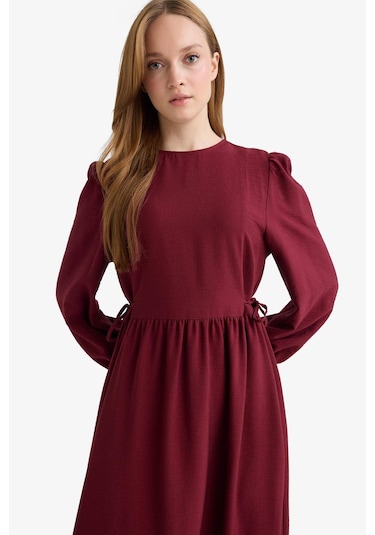 Defacto Regular Fit Bisiklet Yaka Aerobin Uzun Kollu Maxi Elbise E5261ax25aubr115 Bordo Defacto Regular Fit Bisiklet Yaka Aerobin Uzun Kollu Maxi Elbise E5261ax25aubr115 Bordo