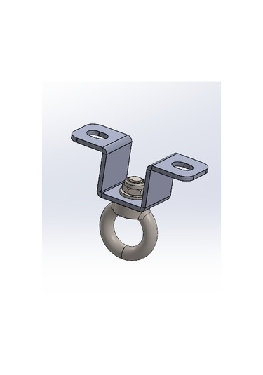 Kum Torbası Tavan Asma Aparatı Boks-026 Siyah