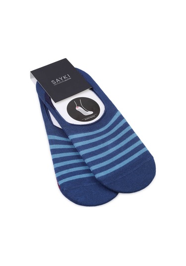 Kırmızı Desenli Pamuklu İkili Babet Çorap 33805 Model36