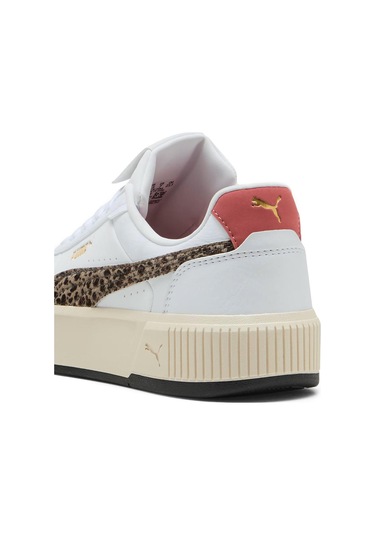Puma 403515 Carina Mia Animal Flair Spor Ayakkabı Beyaz Beyaz