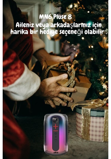 Pluse 8 Mikrofonlu Ses Bombası/dekoratif Aydınlatma/led Işıklı Gece Lambası/mikrofonlu Hoparlör